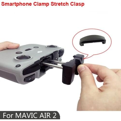 1pcs Smart Phone Clamp Stretch Clasp For Dji Mavic Air 2 Drone Remote Control Accessories