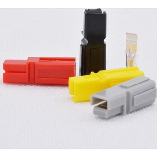 2pcs Quick Connect Plug 30A 600V Battery Quick Connector Plug Winch Cable Connector Plug Black/Red For Max 16AWG 12AWG wire