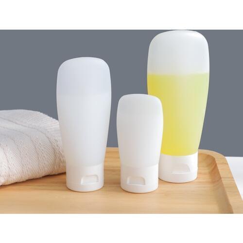 30ml/60ml/100ml Empty Frosted Soft Refillable Plastic Lotion Tubes Squeeze Portable Travel Empty Cosmetic Container Bottle