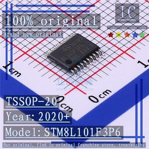 2020+ 100% Brand new original 5PCS-20PCS STM8L101F3P6 8L101F3P6 TSSOP-20 8-bit microcontroller chip