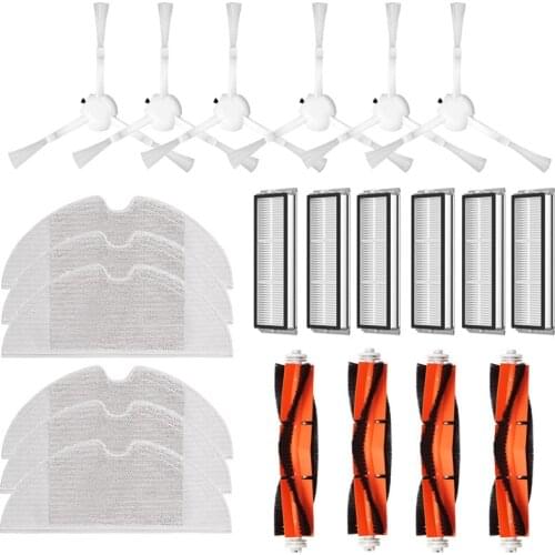 Promotion!Vacuum Cleaner Accessories for Xiaomi 1C Sweeper Robot Main Roller Side Brush Hepa Filter Mopping Cloth