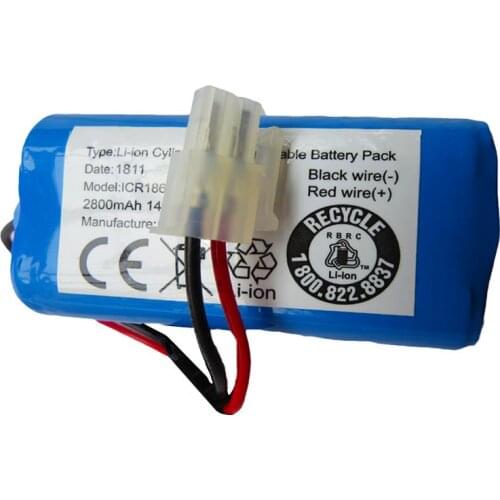 Rechargeable Conga Battery 2800mAh robotic robot cleaner accessories parts for ILIFE ecovacs A4S A6 V7s pro Chuwi iLife battery