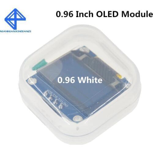 White color 128X64 OLED LCD LED Display Module For Arduino 0.96" I2C IIC SPI Serial new original
