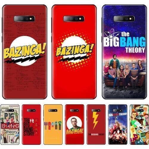 Bazinga The Big Bang Theory Phone Case For Samsung galaxy S 7 8 9 10 20 edge A 6 10 20 30 50 51 70 note 10 plus