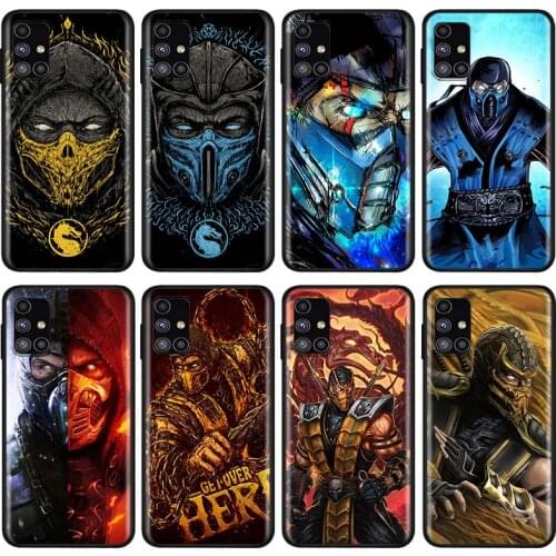 Mortal Kombat For Samsung Note 20 10 8 9 M02 M31 S M60S M40 M30 M21 M20 M10S F62 M01 Ultra Pro Plus Phone Case