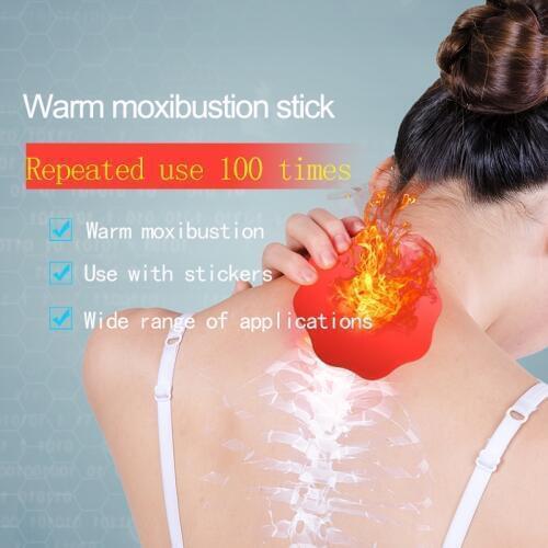 DIDAONUMEN Self Heating Silicone Slice Pain Relief Painless acupuncture Warm moxibustion