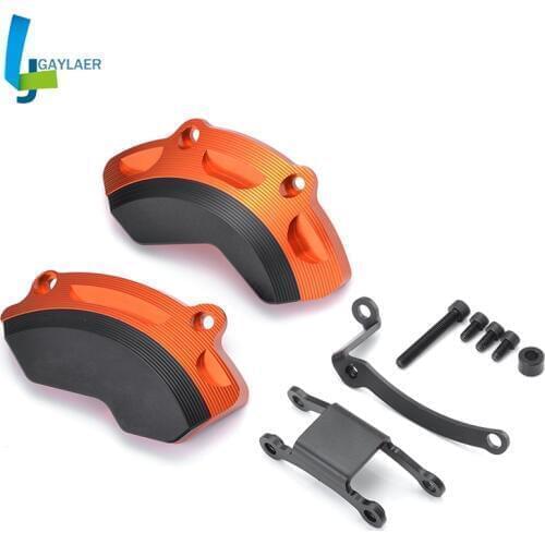 For Duke 790 2018 2019 CNC Engine Guard Side Stator Case Guard Protector Cover