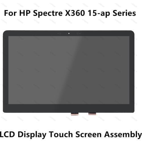 For HP Spectre X360 15-ap002nf 15-ap002ng 15-ap003nf 15-ap003ng 841265-001 LCD Display Touchscreen Digitizer Glass Assembly UHD