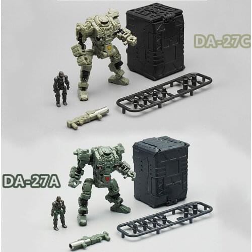Transformation MFT DA27 DA27A DA27C Diaclone Powered-Suit Power Suit Black Mech Solider Lost Planet Action Figure Toy