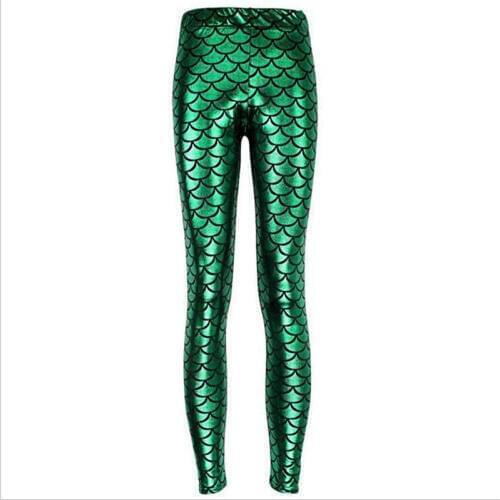 Leggings women New Fashion Women Leggings Trousers Digital Print Leggins Women Mermaid Fish Scale Leggings 3D Digital Print