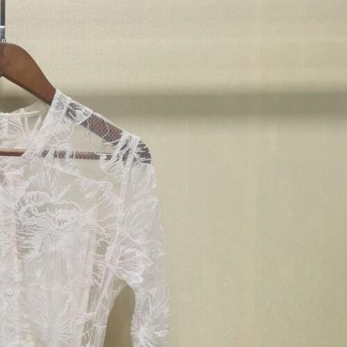 2021 Spring/Summer Sweet Lace Hollow Belt Crochet Dress Women Dress