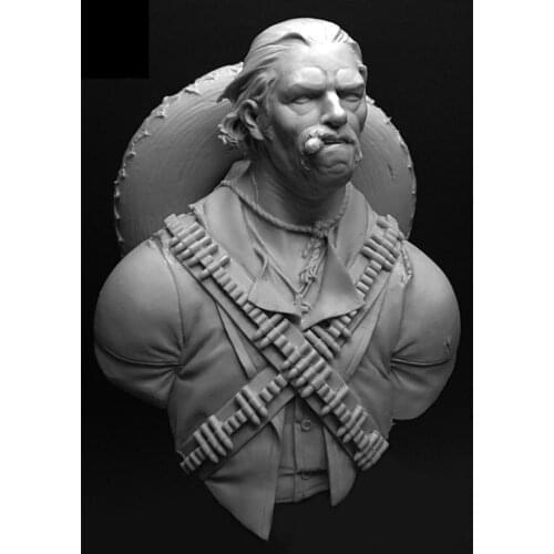 85x67mm Resin Model Bust GK，Unassembled and unpainted kit