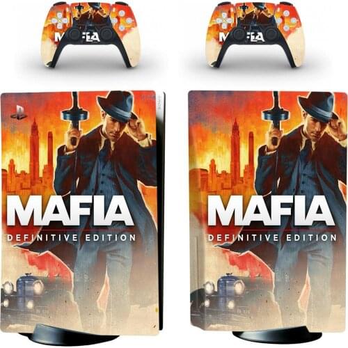 Mafia PS5 Standard Disc Skin Sticker Decal Cover for PlayStation 5 Console and Controllers PS5 Disk Skin Vinyl