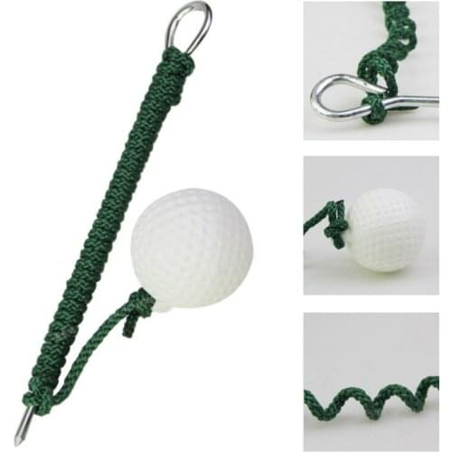 New Rope Golf Ball Hit Shot Putting Training Practice Aid Swing Sports Practice Protable Easy Operation Sports