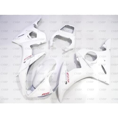 YZFR6 2003 - 2005 Fairings for YAMAHA YZFR6 2003 Bodywork YZF600 R6 03 04 White Motorcycle Fairing