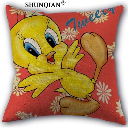 Custom tweety bird Pillowcase Custom cotton pillowcases decorative beauty Home Furnishing customized pillow