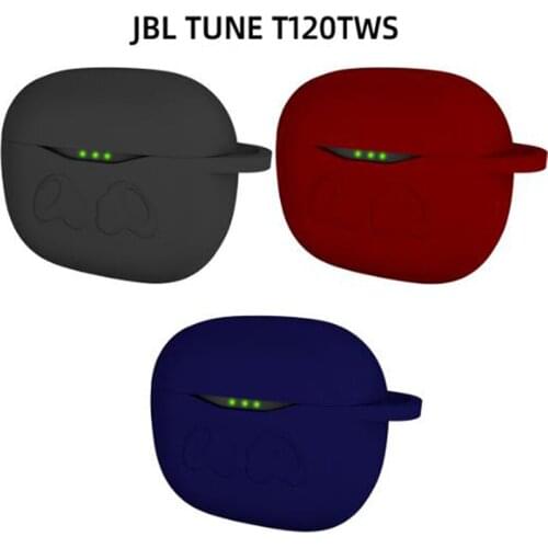Portable Earphone Protective Silicone Case Cover for JBL Tune T120TWS Earphones