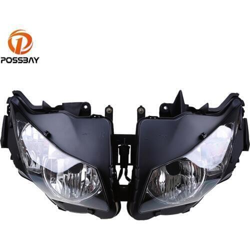 POSSBAY Motorcycle Headlight Assembly Housing for Honda CBR 1000RR 2012 2013 2014 2015 2016 Motorbike HeadLamp Lights