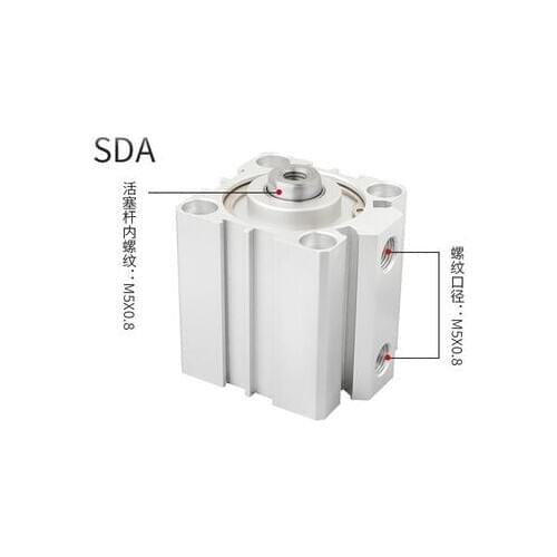 SDA 25x10 Pneumatic Double Action Thin Air Cylinder New