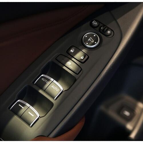 TOMEFON For Honda Accord 10th 2018 2019 LHD Stainless Steel Car Interior Door Window Lift Switch Panel Covers Trim 4pcs