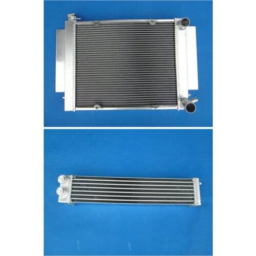 Hi-Perf 3 Core Aluminum Radiator+ Aluminum Oil Cooler Oilcooler FOR Mazda RX2 RX3 RX4 RX5 Hot Selling
