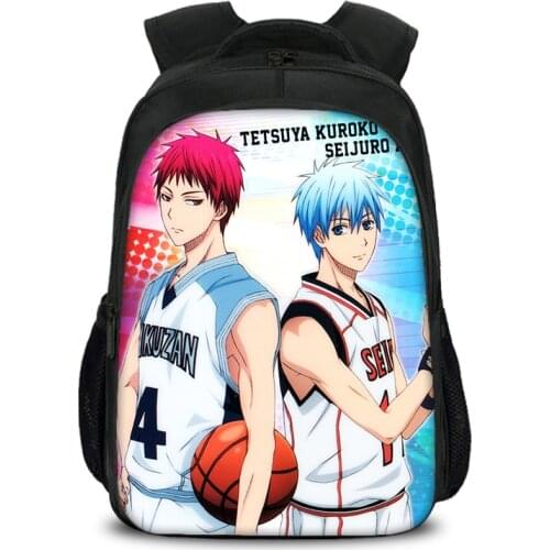 Japan Anime School Bags For Boys Girls Kuroko No Basketball Printing Children Kit Mochila Escolar Infantil Kids School Backpacks
