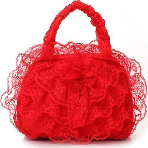 2018 Bridal Bag Wedding Purse Ladies Women Evening Bags Lace Bridal Beautiful Elegant Handbags FA$B Women bag