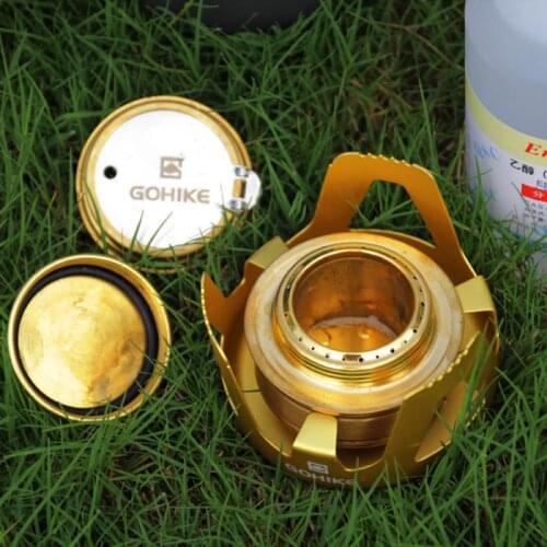 For Picnic BBQ Waterproof Durable Party Stove Hiking Camping Adapter Portable Outdoor Mini Spirit Burner Alcohol Stove