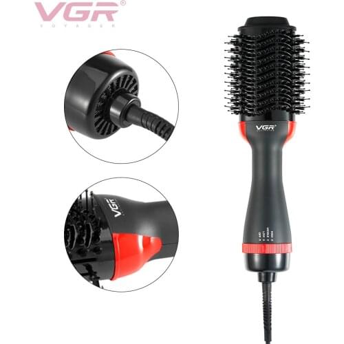 Hair Dryer Hot Air Brush Styler and Volumizer Multifunctional Hair Straightener Curler Comb One Step Electric Ion Hot Air Comb