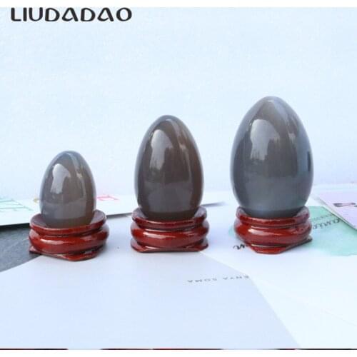 Smooth Grey Carnelian Yoni Eggs Small Large Undrilled Eggs For Women Kegel Exerciser Pelvic Floor Yoni Eggs Body Care Relaxation