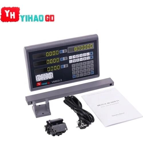 YIHAO optical linear encoder grating ruler and 2 axis metal case kits length measuring instrument