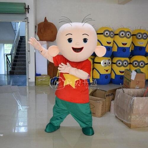 Tutu Boy Mascot Costume Big Ears Tutu Cute Baby Boy Mascot Costume Cartoon Costume for Halloween Party Event