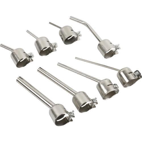 Oblique Angle Of 45 Degrees Lengthened Type BGA Nozzle 850/852 Series Hot Air Gun Nozzle For YIHUA SAIKE LUKEY