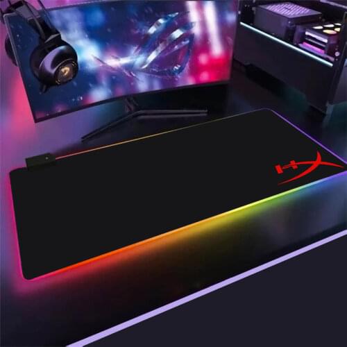 RGB Mouse Pad HyperX Large Gamer Keyboard Desk Mouse Mat 900x400cm Carpet Rubber Tapis Souris Gaming Notbook For CSGO Mousepad