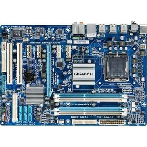 For Gigabyte GA-EP43T-S3L Motherboard EP43T-S3L P43 Socket LGA 775 DDR3 ATX (GA-EP43T-UD3L EP43T-UD3L GA-EP45T-UD3L-UD3LR )
