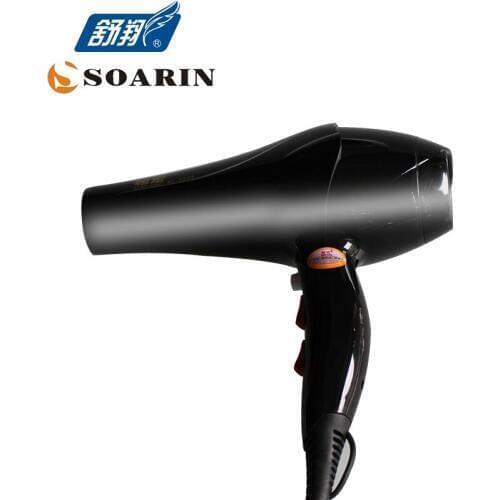 SOARIN Extra High Power Hair Dryer Black Large Wind Blower Hairdressing Dryers Tools For Hairdressing Salon Hair Dryerhair Drier