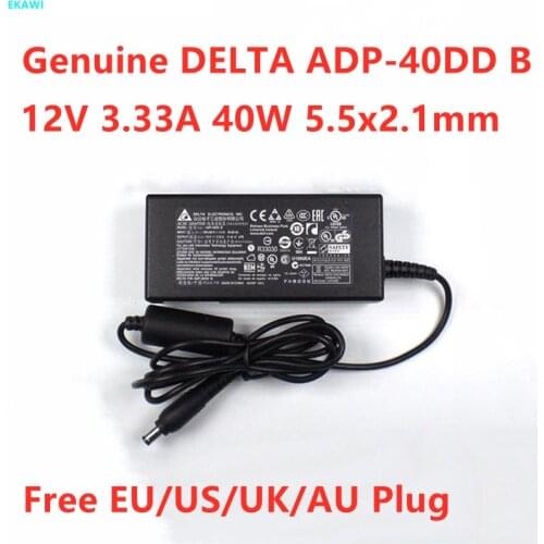 Genuine 12V 3.33A 40W Delta ADP-40DD B AC Power Adapter Charger For DELL MONITOR S2240LC LITEON PA-1041-71 KPA-040F Charger
