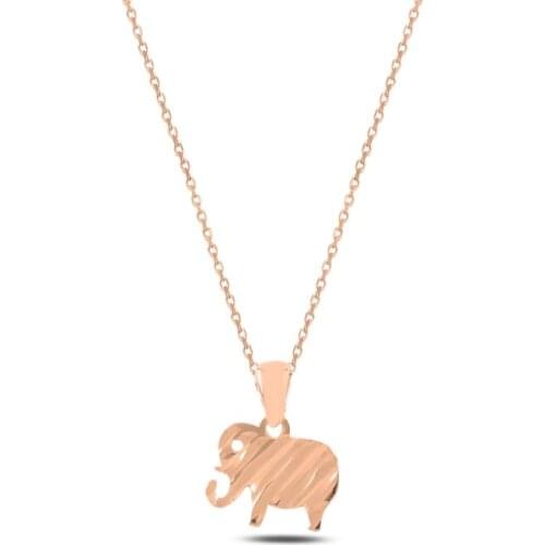 Silver 925 Sterling Elephant Necklace