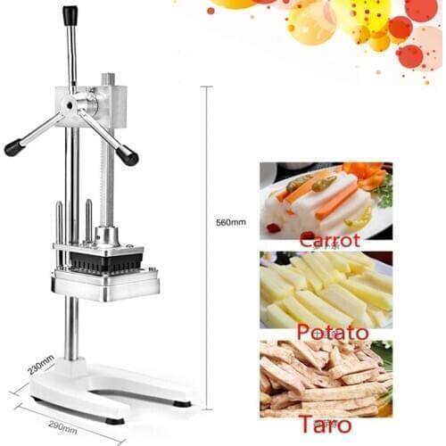 Vertical Potato Chip Cutter Potato Carrot Shredding Machine French Fries Cutter Vegetable Fruit Tools 6mm 10mm 13mm