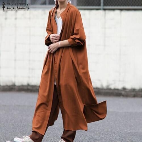 ZANZEA Women's Oversized Shirts
