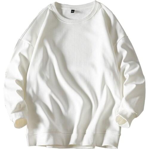 2021 Autumn Loose Hoodies Women Sweatshirts Casual Solid Cotton Long Sleeve O Neck Woman Jackets Basic Clothes Female Pullovers