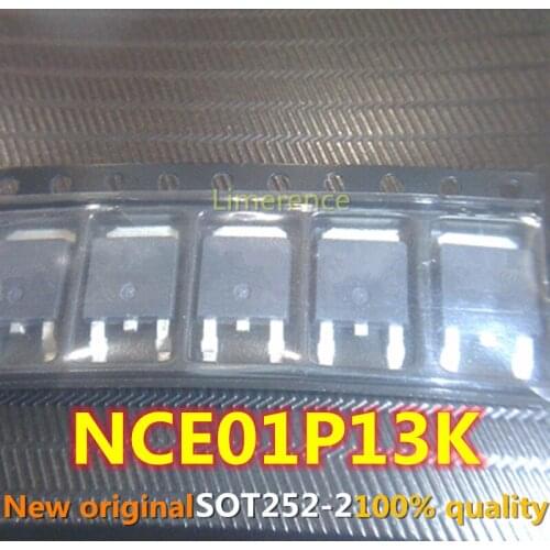 100% nuevo 10-50units/lote original MOSFET NCE01P13K 01P13 TO-252 P-CH -100V -13A MOS Transistor