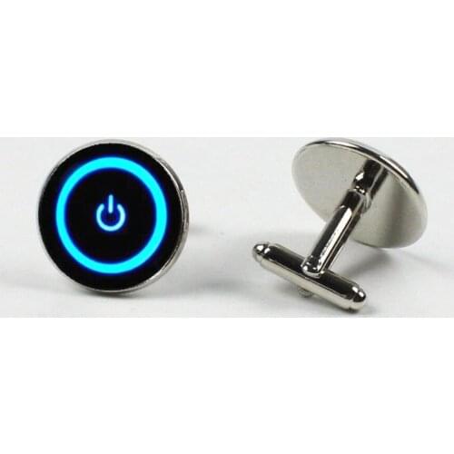 2018 Hot 20mm handmade cufflinks jewelry mens brand button wedding fist high quality close