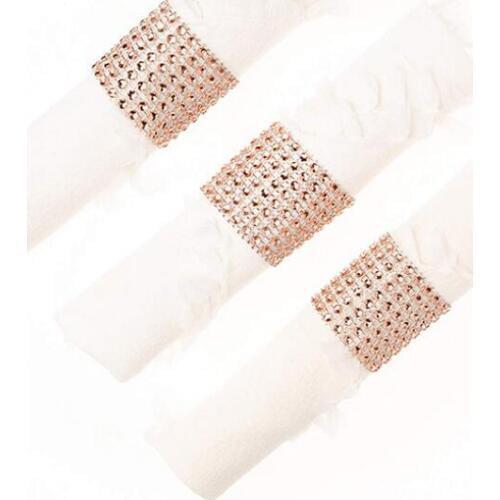 2018 Napkin Rings Hotel Wedding Christmas Supplies Gold Party Table Decoration Accessories Napkin Ring LX5073