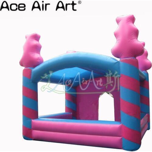 2018 durable inflatable candy floss/kiost bar,inflatable treat shop,vendor space with foldable curtain for party