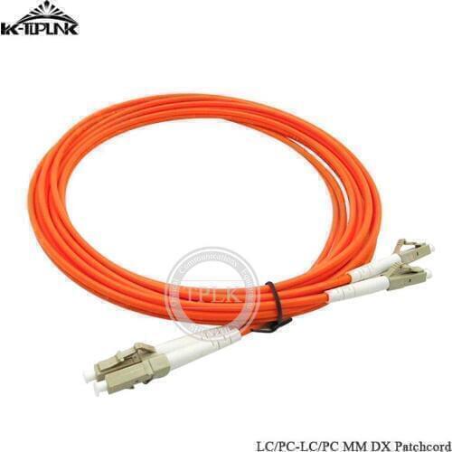 2019 hot selling 100pcs 2m LC-PC DX OM1 patchcord 62.5/125 dx Jumper cord Multimode Optical Fiber patchcord
