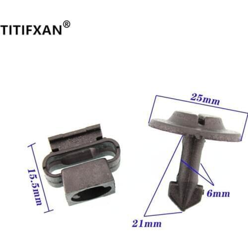 5 Sets Car engine under the board guard large base clip catches For Volkswagen Passat B5 Audi A6 plastic fastener