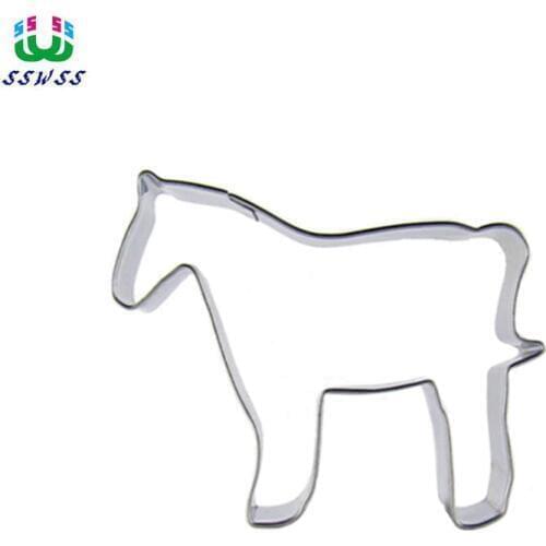 Direct Selling,Standard Model Horse Shape Cake Decorating Fondant Cutters Tools,Animal Series Cake Cookie Biscuit Baking Molds