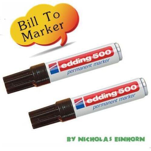 Bill To Marker By Nicholas Einhorn,Close Up Street Magic Trick Gimmick,Illusion,Mentalism,Money Magic,Fun,Stage