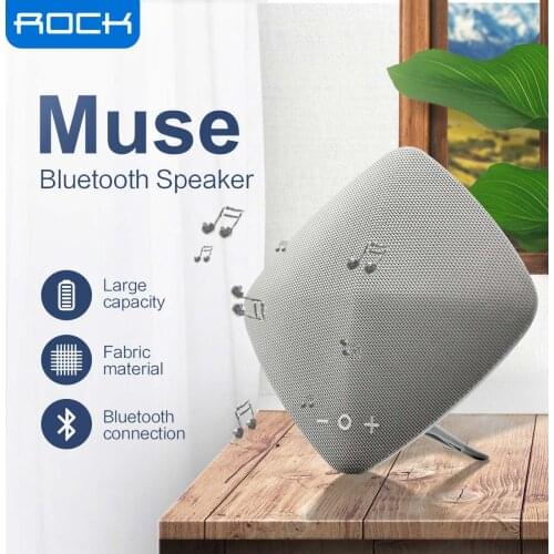 ROCK Portable Bluetooth Wireless Speaker HiFi Sound For Smart Phone 33ft Bluetooth Range Hand Free Car Speaker Loudspeaker